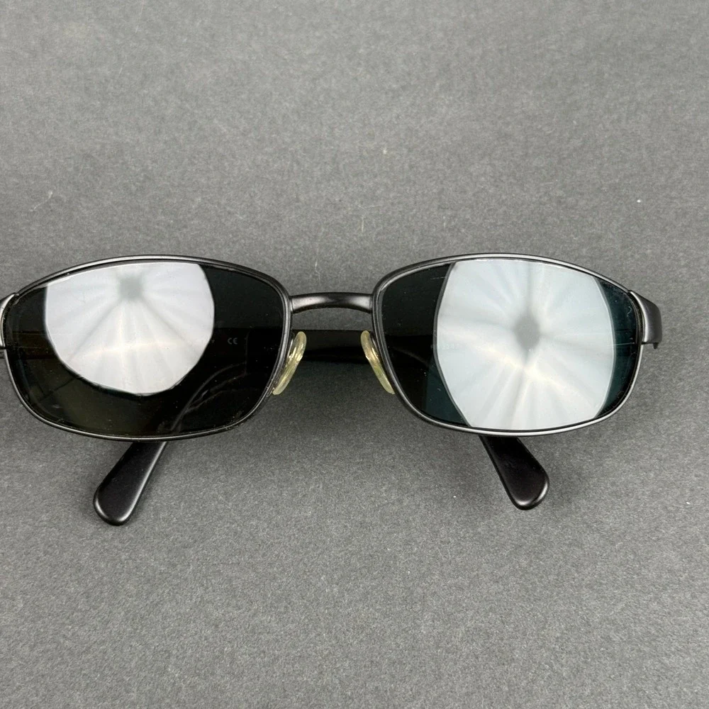 Ray-Ban RB 3247 006 Sunglasses Black Metal Rectangular Made in Italy